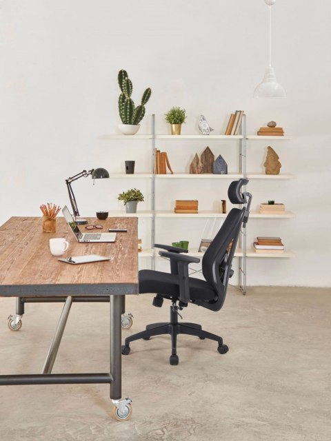 Activejet Ergonomiczny fotel biurowy ACTIVEJET T5 czarny