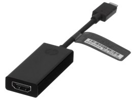 Hewlett-Packard Przejściówka HP USB-C to HDMI 2.0 Adapter czarna 2PC54AA