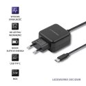 Qoltec QOLTEC ŁADOWARKA SIECIOWA USB TYP C, 5V, 2.4A, 12W, CZARNA
