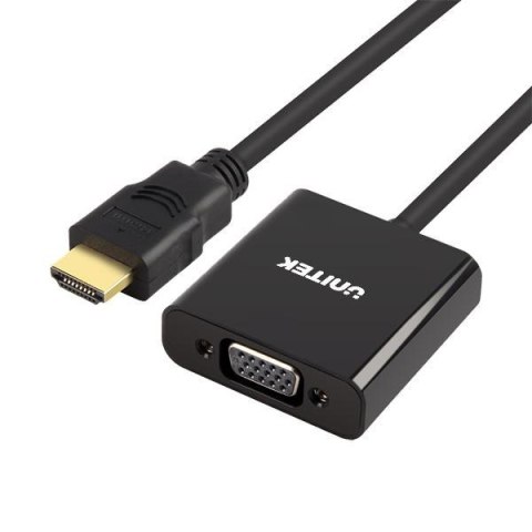 UNITEK UNITEK ADAPTER HDMI TO VGA + AUDIO