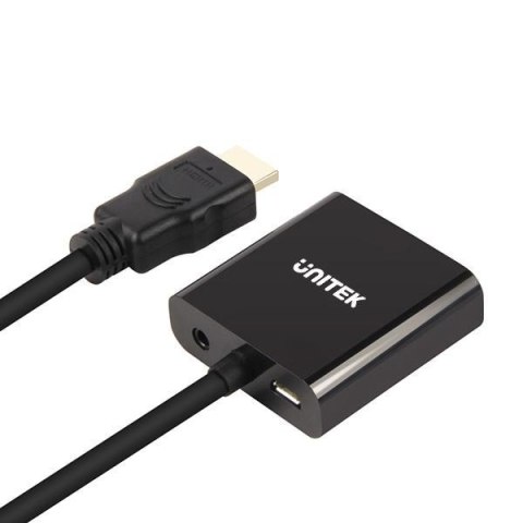 UNITEK UNITEK ADAPTER HDMI TO VGA + AUDIO