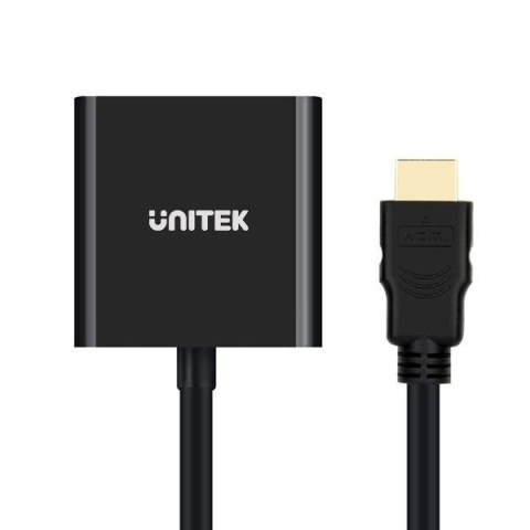 UNITEK UNITEK ADAPTER HDMI TO VGA + AUDIO