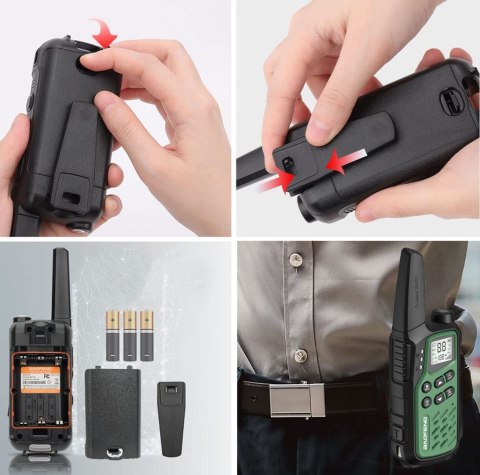 BAOFENG Krótkofalówka Baofeng BF-T25E zielona