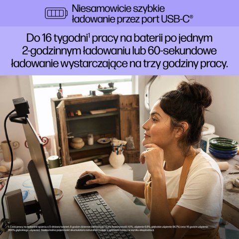 Hewlett-Packard Mysz HP 920 Ergonomic Vertical Mouse Black bezprzewodowa czarna