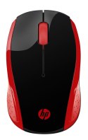 Hewlett-Packard Mysz HP Wireless Mouse 200 Empress Red bezprzewodowa czerwono-czarna 2HU82AA
