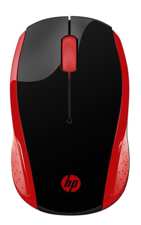 Hewlett-Packard Mysz HP Wireless Mouse 200 Empress Red bezprzewodowa czerwono-czarna 2HU82AA
