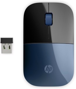 Hewlett-Packard Mysz HP Z3700 Wireless Mouse Lumiere Blue bezprzewodowa czarno-niebieska 7UH88AA