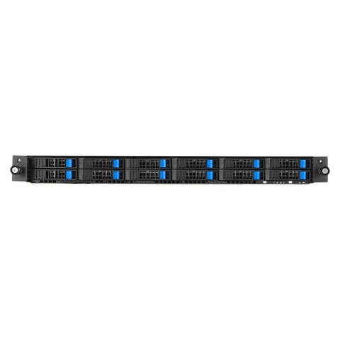 ASUS Platforma Asus Rack (1U) RS700A-E12-RS12U AMD Epyc 9004 (12x NVMe, 2xM.2, 1xGPU, 2x10Gbe, IPMI, 1+1 2600W)