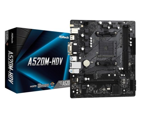 Asrock Płyta główna Asrock A520M-HDV