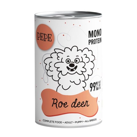 PAKA ZWIERZAKA Paka Zwierzaka Pepe Roe Deer 99% sarna 400g