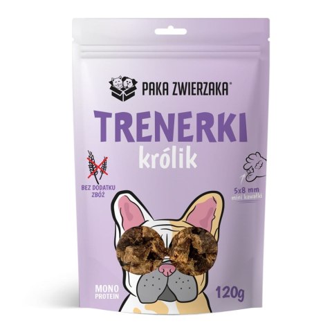 PAKA ZWIERZAKA Paka Zwierzaka przysmak trenerki królik 120g
