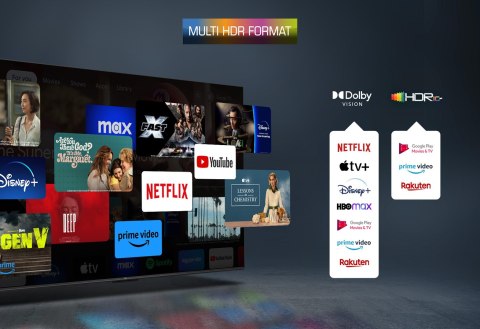 TCL Telewizor TCL 85C655 QLED 85'' 4K Ultra HD Google TV Dolby Atmos DVB-T2 Czarny