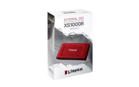 Kingston KINGSTON DYSK SSD 2000G PORTABLE XS1000R RED