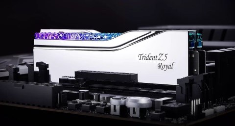 G.SKILL G.SKILL TRIDENT Z5 ROYAL RGB DDR5 2X32GB 6000MHZ CL28 SILVER F5-6000J2836G32GX2-TR5S