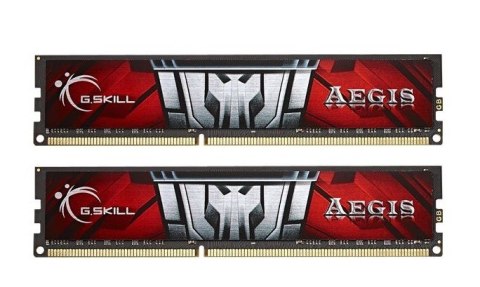 G.SKILL Zestaw pamięci G.SKILL Aegis F3-1600C11D-16GIS (DDR3 DIMM; 2 x 8 GB; 1600 MHz; CL11)