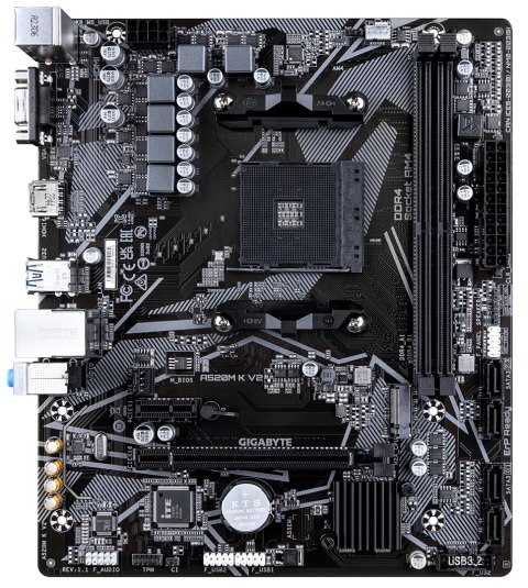 Gigabyte Płyta główna Gigabyte A520M K V2