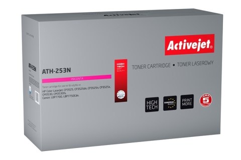 Activejet Activejet ATH-253N Toner (zamiennik HP 504A CE253A, Canon CRG-723M; Supreme; 7000 stron; czerwony)