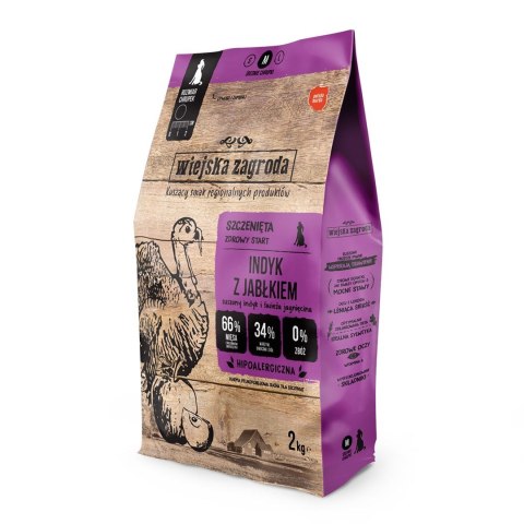Wiejska zagroda Wiejska Zagroda Karma indyk z jabł dla szcze 9kg