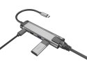 NATEC NATEC MULTIPORT FOWLER GO USB-C -> HUB USB 3.0 X2, HDMI 4K, USB-C PD, RJ45 NMP-1985