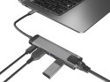 NATEC NATEC MULTIPORT FOWLER GO USB-C -> HUB USB 3.0 X2, HDMI 4K, USB-C PD, RJ45 NMP-1985