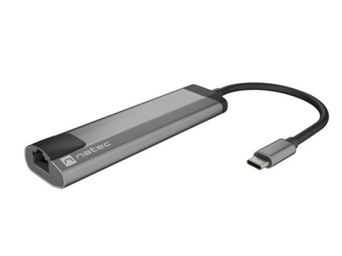 NATEC NATEC MULTIPORT FOWLER GO USB-C -> HUB USB 3.0 X2, HDMI 4K, USB-C PD, RJ45 NMP-1985