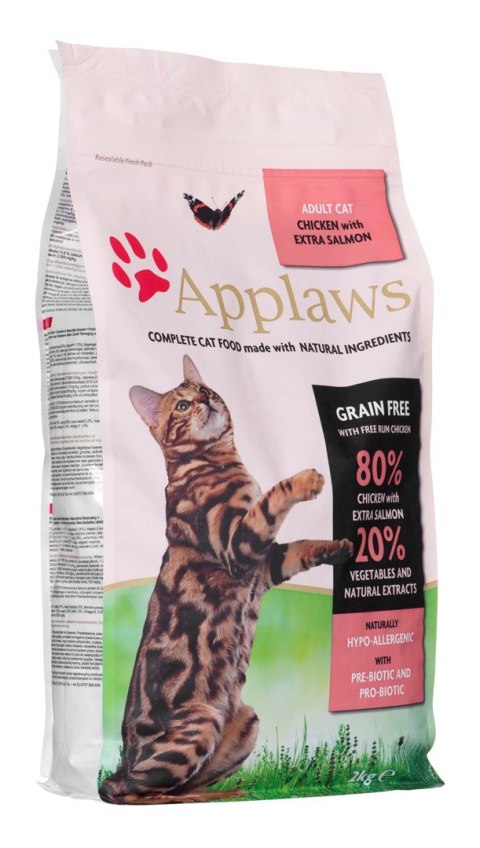 Applaws APPLAWS CAT Kurczak i Łosoś - karma dla kotów z wysoką zawartością mięsa - 2kg