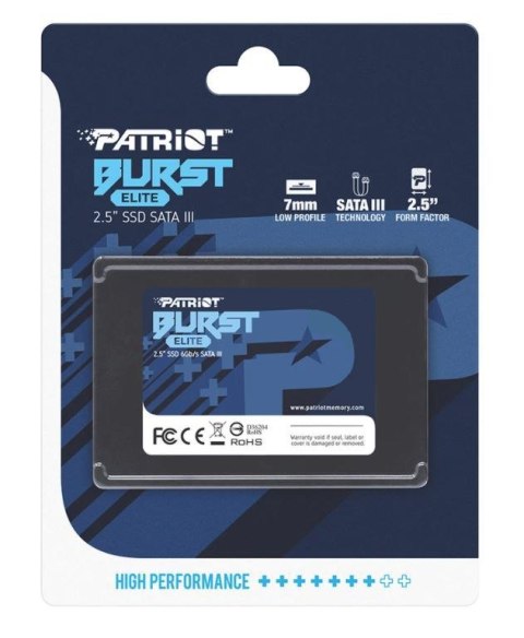 Patriot Memory Dysk SSD PATRIOT BURST ELITE 240GB SATA 3 2.5INCH