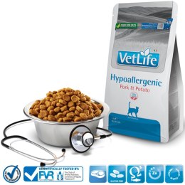 Farmina FARMINA VET Life Hypoallergenic Feline Pork & Potato - sucha karma dla kota - 1,5 kg