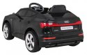 Audi E-Tron Sportback dla dzieci Czarny + Pilot + Napęd 4x4 + Wolny Start + Radio MP3 + LED