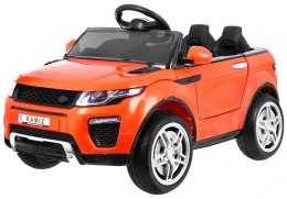 Autko Rapid Racer elektryczne dla dzieci Pomarańczowy + Pilot + Wolny Start + EVA + MP3 LED