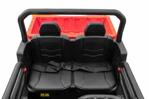 Auto Pick-Up Speed 900 dla dzieci Czerwony + Napęd 4x4 + Ruchomy kiper + Bagażnik + Pilot + Łopatka + Audio LED