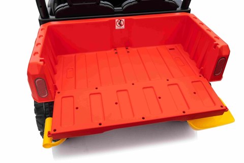 Auto Pick-Up Speed 900 dla dzieci Czerwony + Napęd 4x4 + Ruchomy kiper + Bagażnik + Pilot + Łopatka + Audio LED