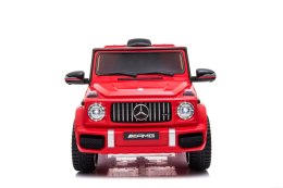 Mercedes AMG G63 dla dzieci Czerwony + Pilot + MP3 LED + Wolny Start + EVA + Pasy