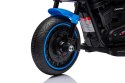 Motorek Chopper FASTER na akumulator dla dzieci Niebieski + Radio FM + Panel audio + LED