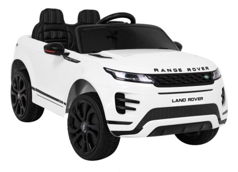 Range Rover Evoque na akumulator dla dzieci Biały + Pilot + Wolny Start + MP3 LED