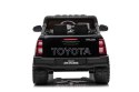 Toyota Hilux na akumulator dla dzieci Czarny + Napęd 4x4 + Pilot + 2 bagażniki + Radio MP3 + LED