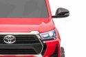 Toyota Hilux na akumulator dla dzieci Czerwony + Napęd 4x4 + Pilot + 2 bagażniki + Radio MP3 + LED