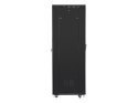 Lanberg LANBERG SZAFA STOJĄCA RACK 19" 42U 600X800 DRZWI SZKLANE LCD CZARNA FF01-6842-12BL (FLAT PACK)