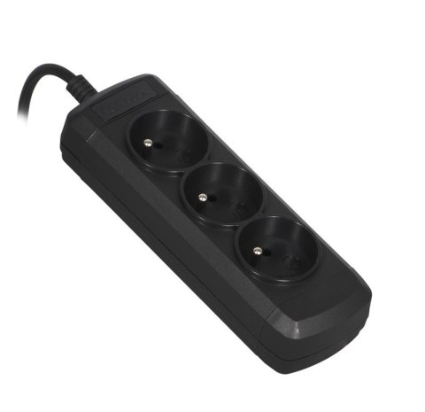 Activejet Przedłużacz Activejet (3 x UTE; 10 A; 1,5m; kolor czarny)