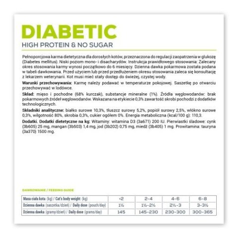VetExpert VetExpert Veterinary Diet Diabetic Cat 100g Pouch