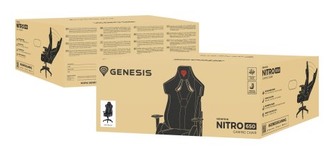 GENESIS GENESIS FOTEL GAMINGOWY NITRO 650 ONYX BLACK NFG-1848