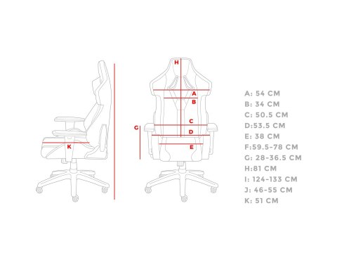 GENESIS GENESIS FOTEL GAMINGOWY NITRO 650 ONYX BLACK NFG-1848