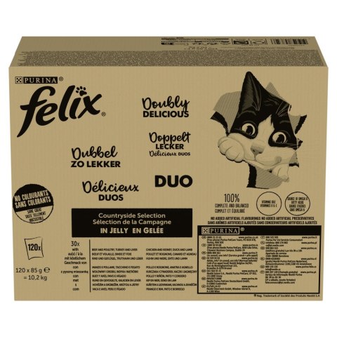 PURINA NESTLE PURINA FELIX FANTASTIC DUO Mix 120x85g