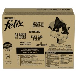 PURINA NESTLE PURINA FELIX FANTASTIC Mix Wiejskie smaki 120x85g