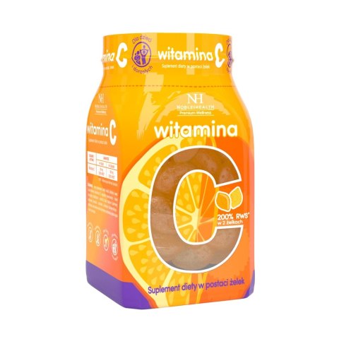 Noble Health Premium Wellness witamina C suplement diety w postaci żelek 300g