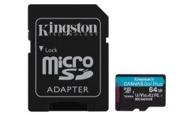 Kingston KINGSTON microSDXC Canvas Go Plus 64GB + Adapter