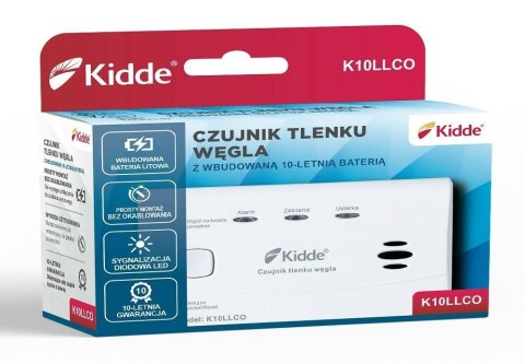 Kidde Czujnik dymu i tlenku węgla K10LLCO KIDDE
