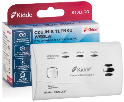 Kidde Czujnik dymu i tlenku węgla K10LLCO KIDDE