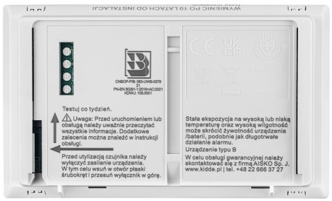 Kidde Czujnik dymu i tlenku węgla K10LLCO KIDDE