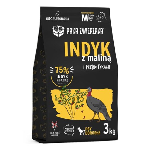 PAKA ZWIERZAKA Paka Zwierzaka Seventh Heaven Indyk z maliną ''M'' 3kg